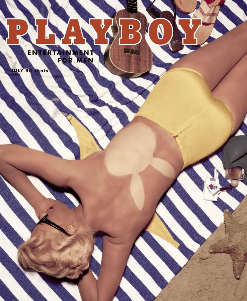 Capa Playboy julho de 1955